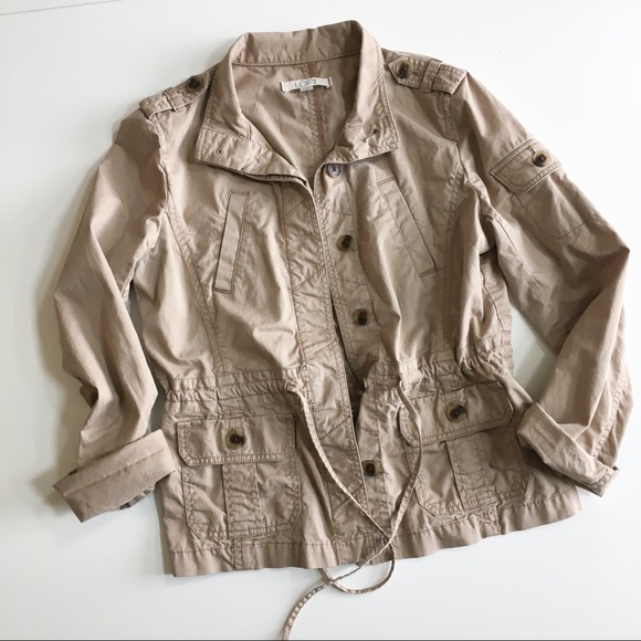 LOFT Jackets & Blazers - LOFT Utility Jacket Khaki Tan Brown